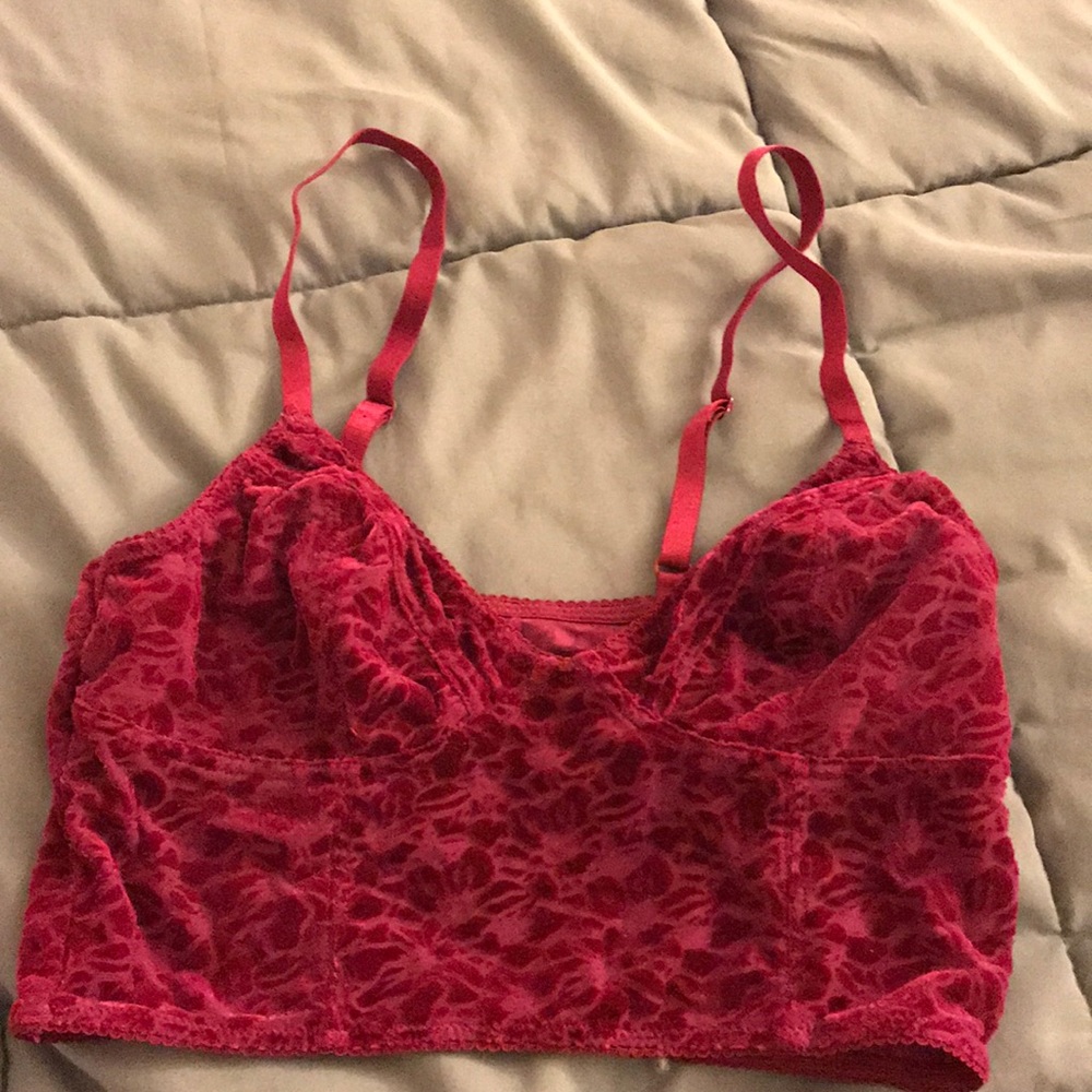 Velvet bralette